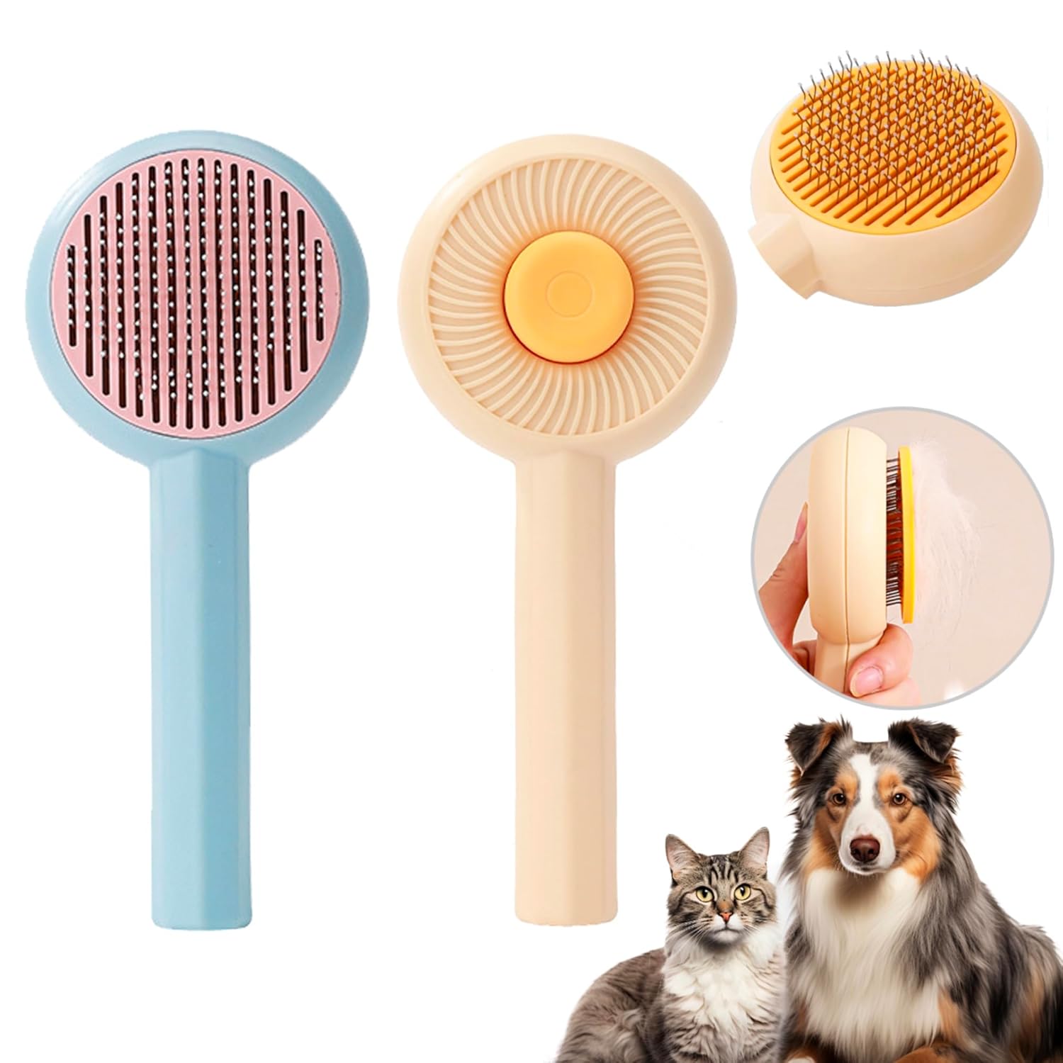 Cat Grooming Brushes Pet Hair Cleaner Brush Pet