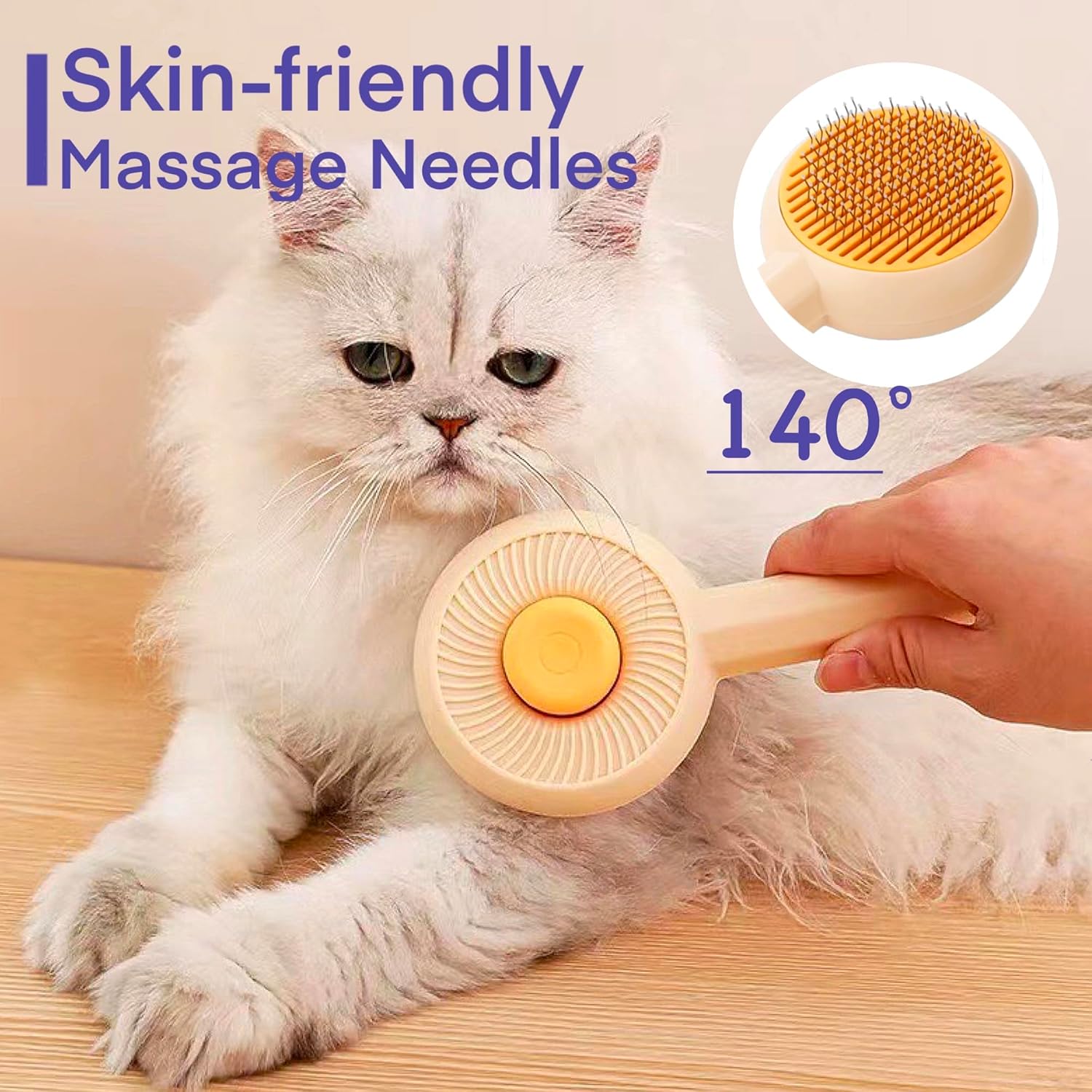 Pet Cat Brush Dog Slicker Brush Double-headed Negative
