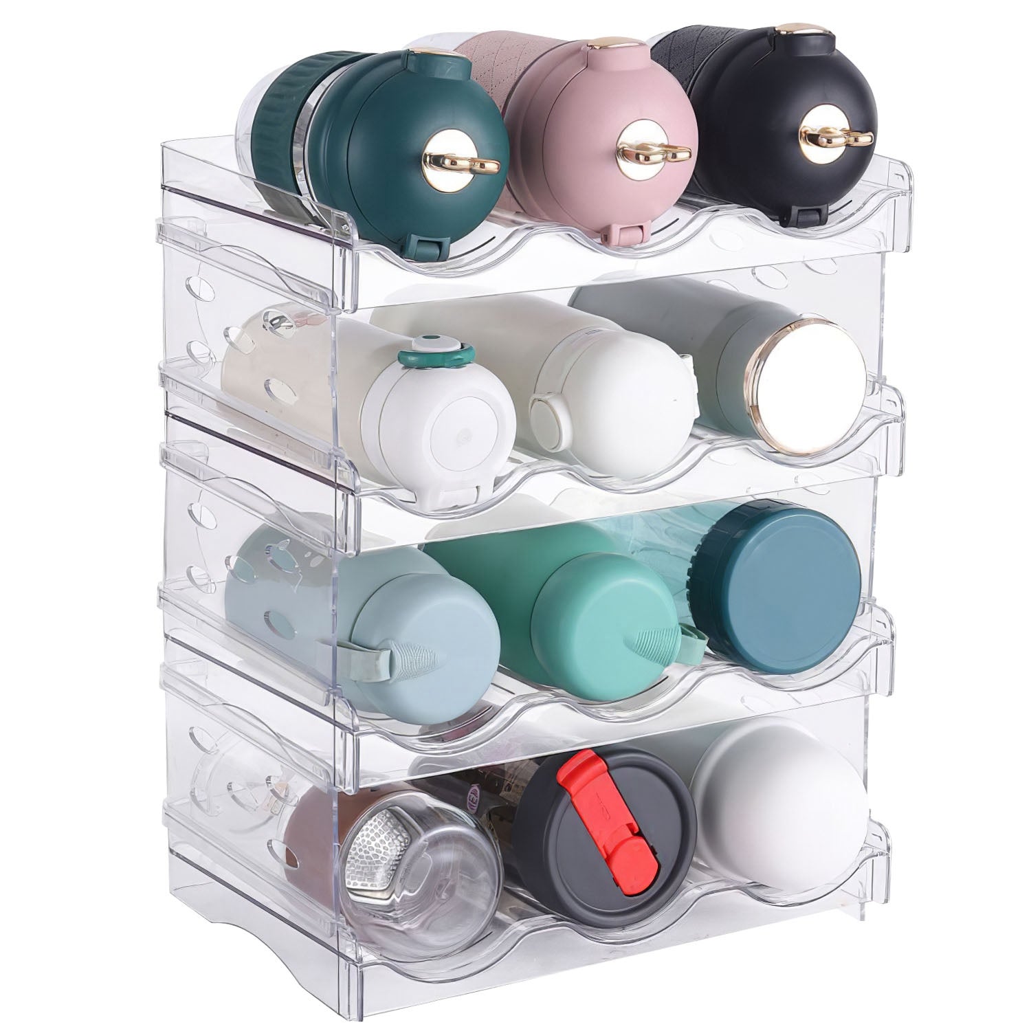 4 Tier Bottle Storage Holder