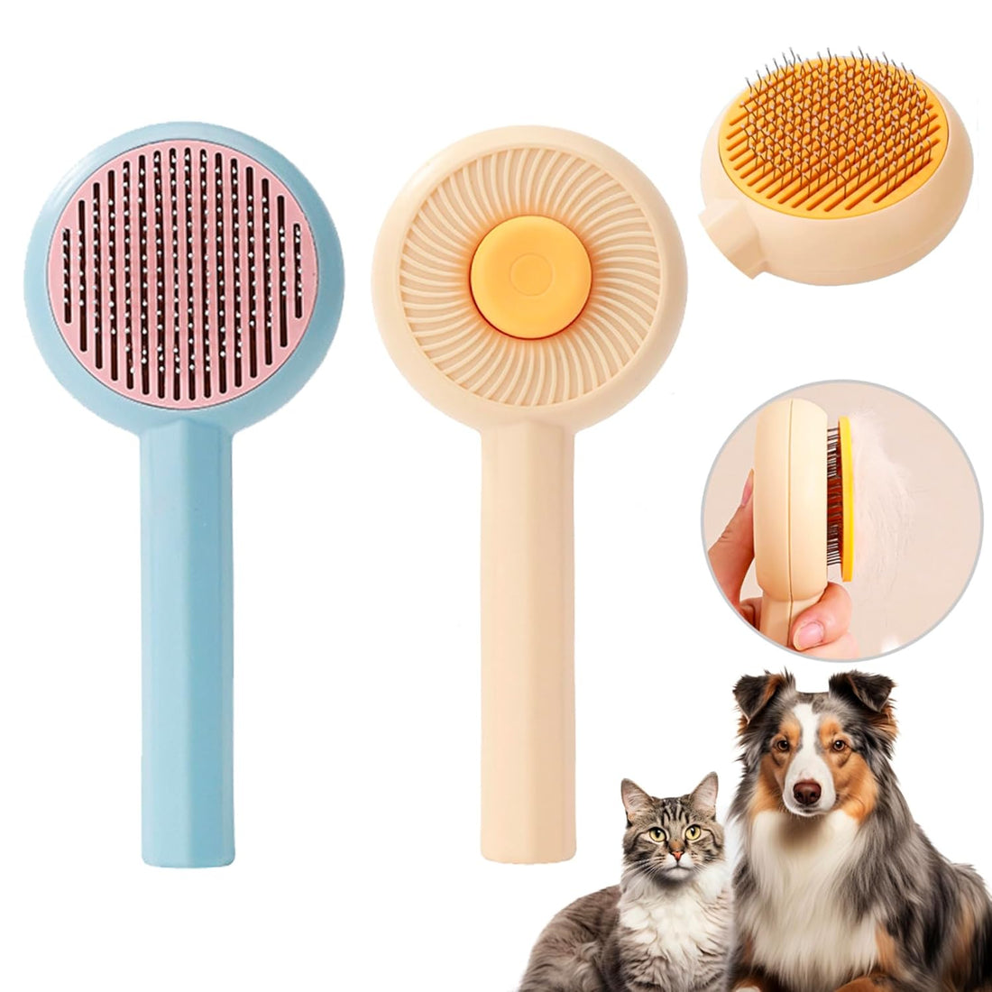 Cat Grooming Brushes Pet Hair Cleaner Brush Pet